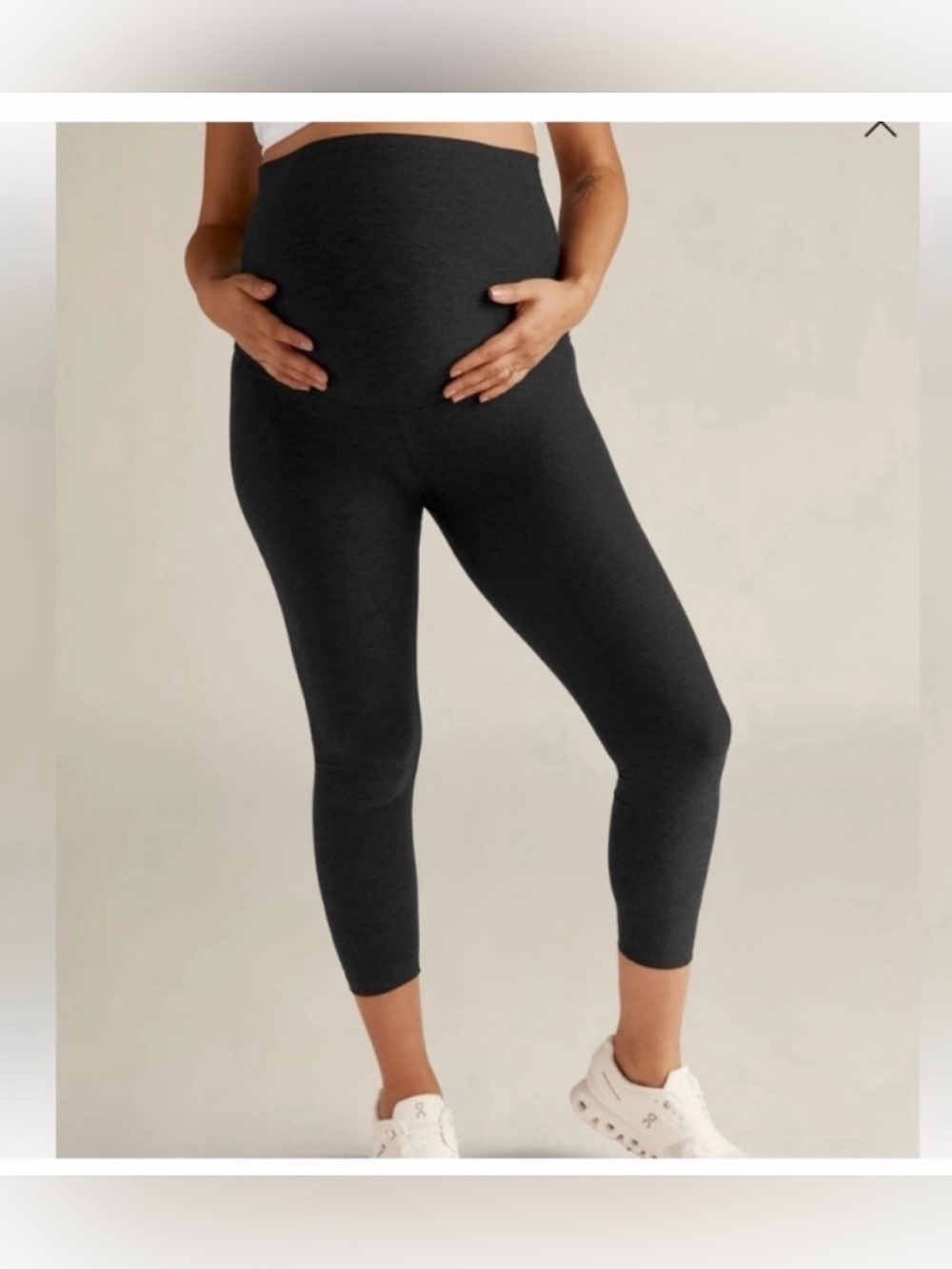 Beyond the bump Black High-Waist Women's Leggings
